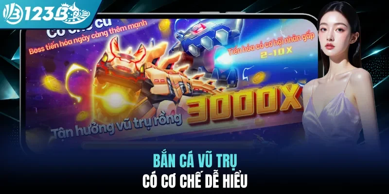 Bắn cá vũ trụ có cơ chế dễ hiểu