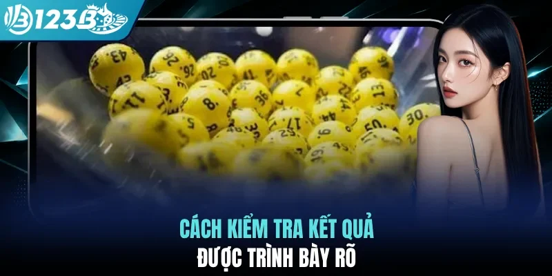 Cách kiểm tra kết quả được trình bày rõ