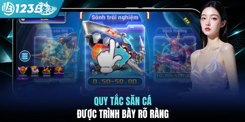 Quy tắc săn cá được trình bày rõ ràng